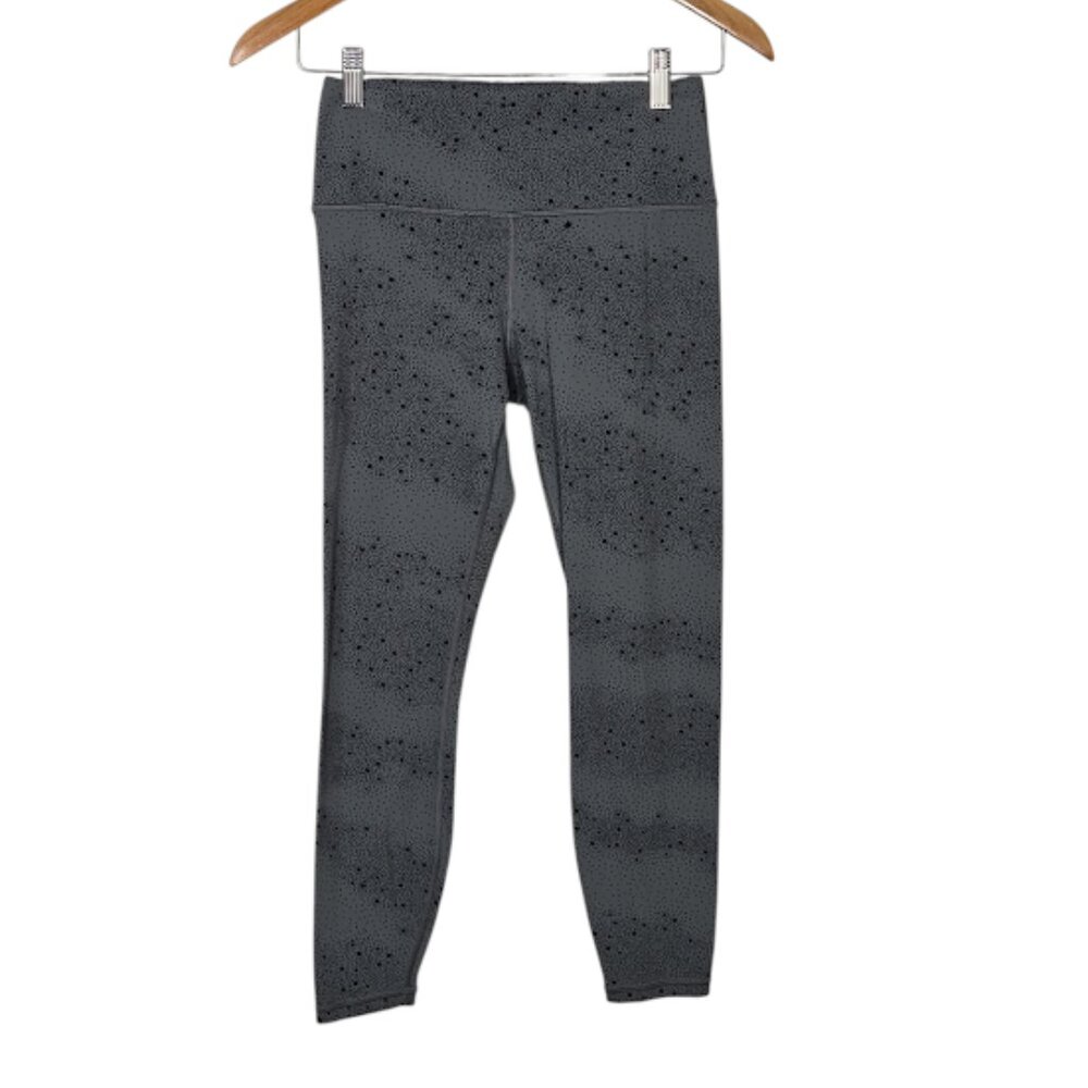 ATHLETA Transcend Tight Leggings Women’s Size M Gray High Rise Yoga Workout  GUC